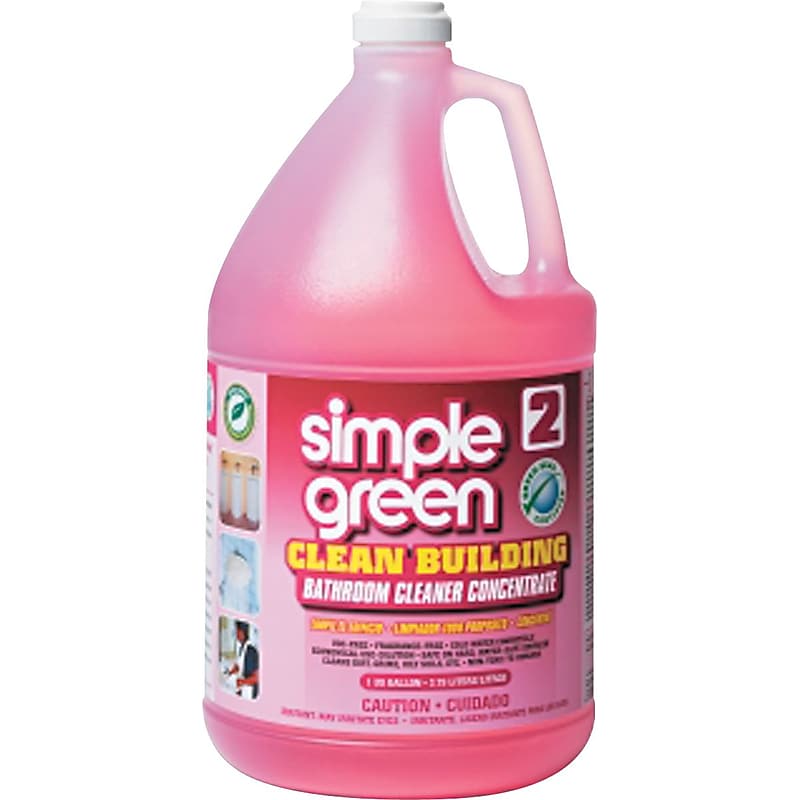 Simple Green Clean Building Bathroom Cleaner Concentrate, Unscented, 1 gal Bottle image 1