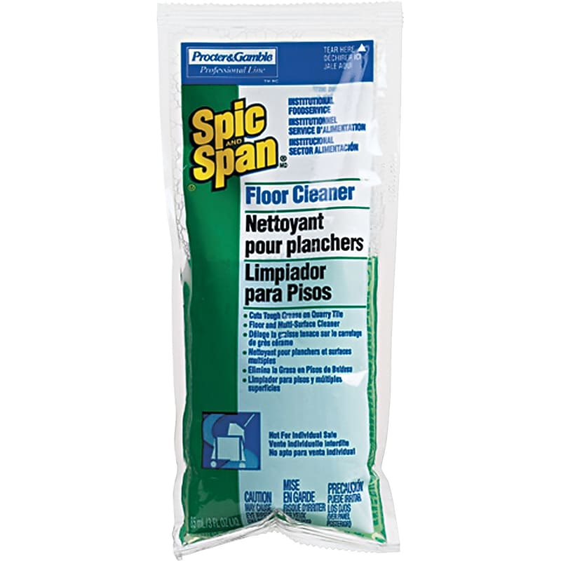 Spic and Span Liquid Floor Cleaner, 3 oz Packet, 45/Carton image 1