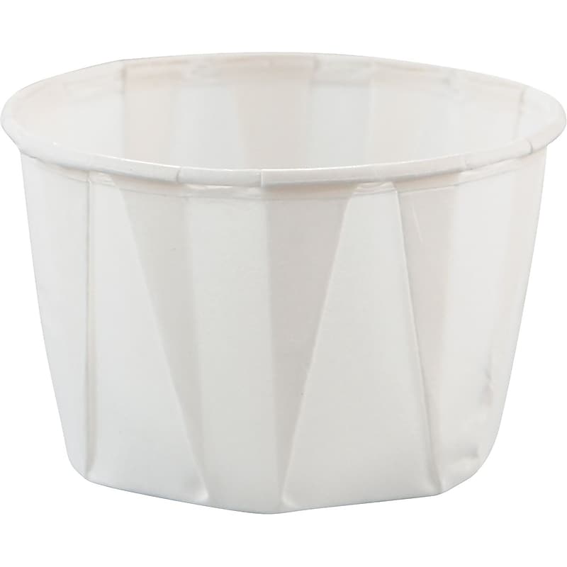 Solo Paper Portion Cups, 2 oz., White, 5000/Carton (200-2050) image 1