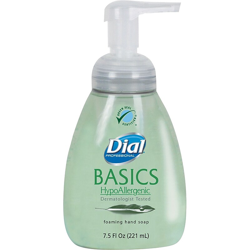 Basics Foaming Hand Soap, 7.5oz, Honeysuckle, 8/Carton (DIA06042CT) image 1