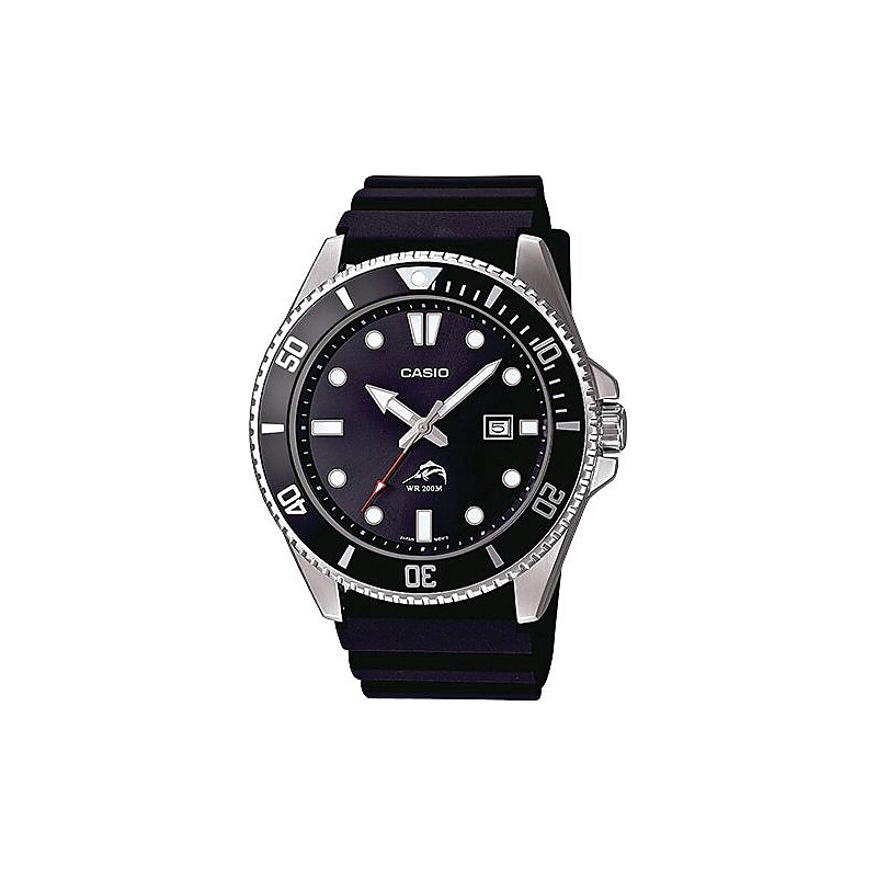 Casio® MDV106-1AV Men's Analog Duro 200M Dive Wrist Watch, Silver image 1