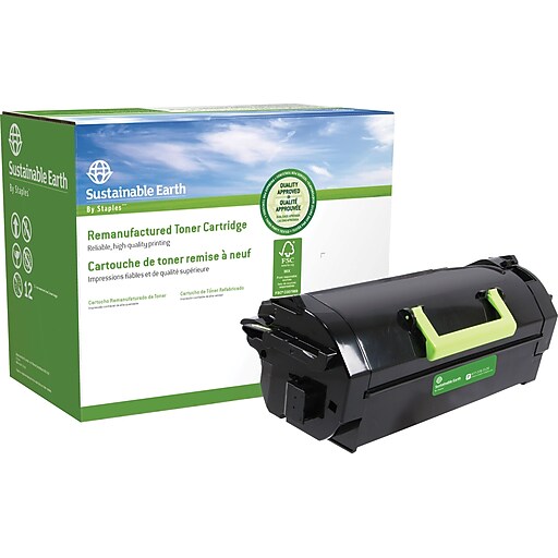 Staples® Remanufactured Laser Toner Cartridge, Lexmark MX811 (62D0XA0