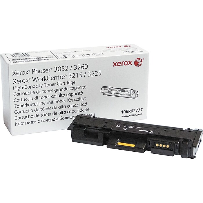 Xerox 106R02777 Black High Yield Toner Cartridge | Staples