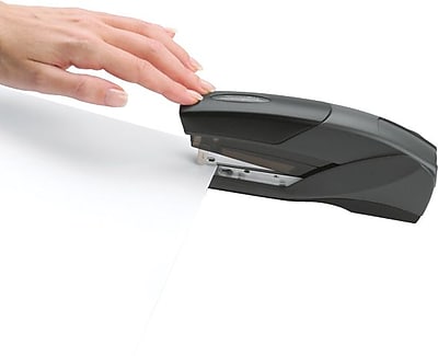 Temiary Desktop Stapler With 2000 Staples - Morandi Blue, Jam-Free, Reduced Effort Stapler For School, Office, Home