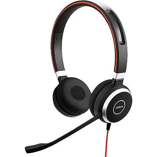 Jabra Evolve 40 MS Stereo Noise Canceling Headset Microphone, Over