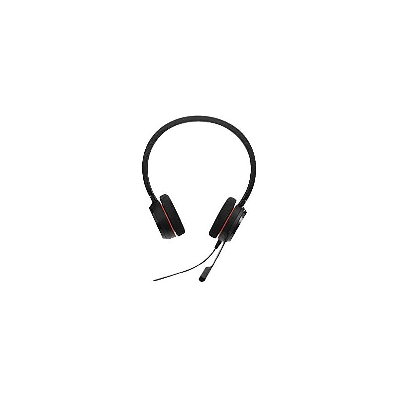 Jabra Evolve 20 UC Noise Canceling Stereo On Ear Computer Headset, USB-A, UC Certified (4999-829-209) image 1