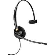 Plantronics EncorePro HW510 QD Mono Headset, Over-The-Head, Black (89433-01)