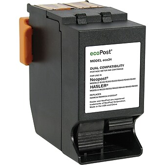 Clover Postage Meter Cartridge for NeoPost/Hasler 34, Red (SIN-IJ330RDDS)