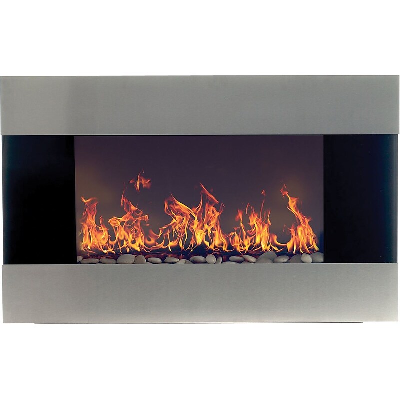 Northwest 1500-Watt Flame Electric Wall Heater, Black (80-EF421S) image 1