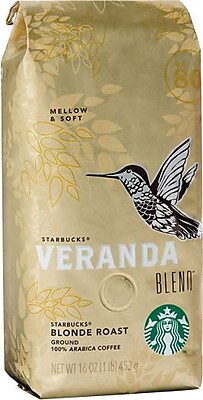 Starbucks® Blonde Veranda Blend Ground Coffee, Regular, 1 lb. Bag ...
