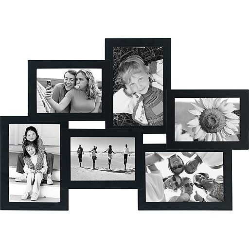 Shop Staples for Malden 6Opening Wood Puzzle Collage Picture Frame