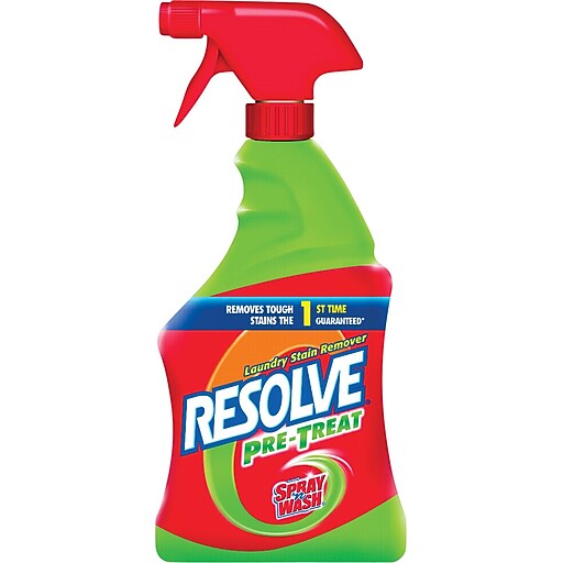 Resolve® Spray N' Wash Stain Remover, Liquid, 22 oz, Trigger Spray
