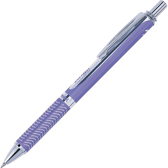 Pentel EnerGel Alloy RollerBall Retractable Gel Pen, Medium Point