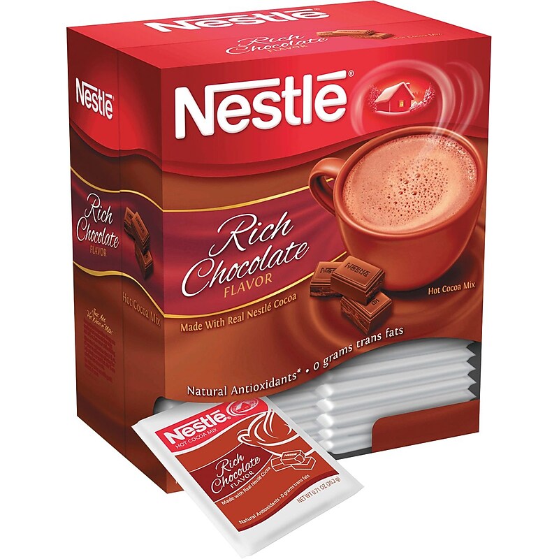 Nestle Instant Rich Chocolate Hot Cocoa, 0.71 oz., 300/Carton (NES25485CT) image 1
