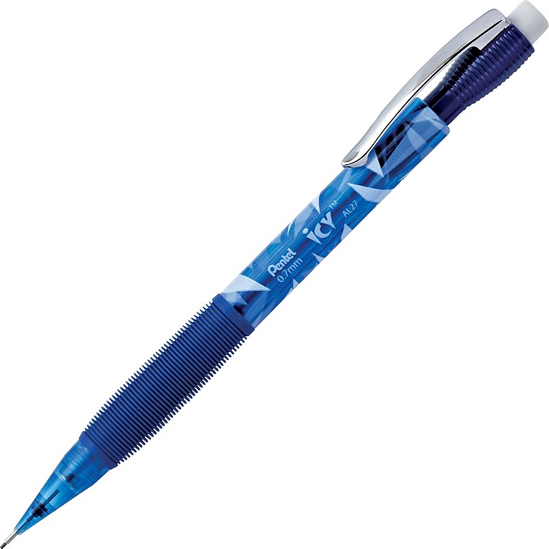 Pentel Icy Mechanical Pencil, 0.7mm, #2 Medium Lead, Dozen (AL27TC) image 1