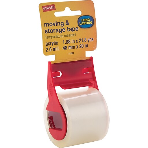 Staples® 1.9" x 30 yds Packaging Tape, Clear, 1 Roll (STASR) at Staples