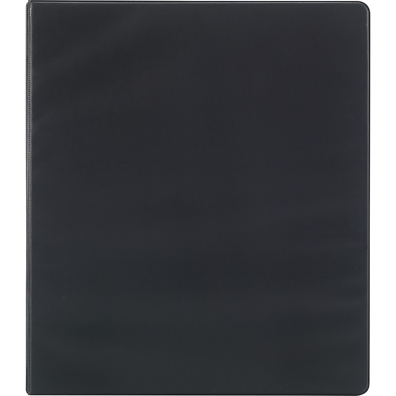 Simply 1 1/2" 3-Ring Non-View Binders, Black (26593) image 1