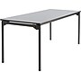 ICEBERG Maxx Legroom 30" x 72" Wooden Folding Table, Gray (65827)~#|#~s0926180_sc7