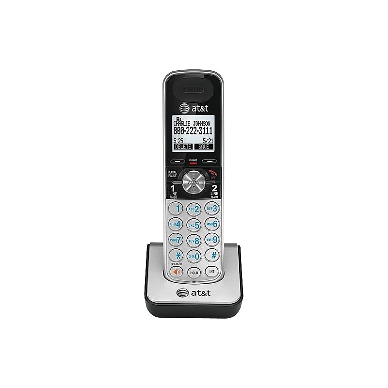 AT&T Cordless Telephone, Silver/Black (TL88002) image 1
