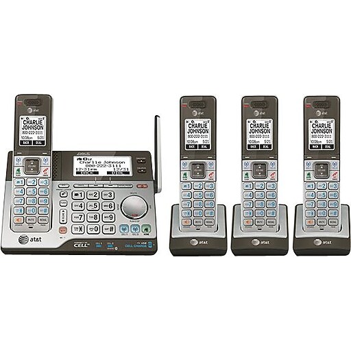 AT&T CLP99483 DECT 6.0 Expandable Cordless Phone with Bluetooth Connect