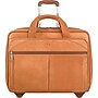 Solo New York 15.6" Leather Rolling Laptop Bag, Tan (D5291)~#|#~s0927784_sc7
