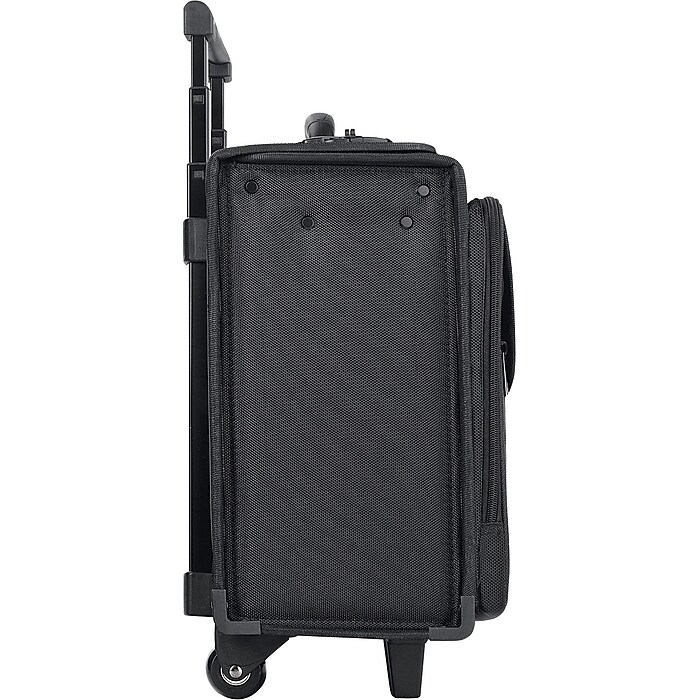 Solo New York Ballistic Nylon Rolling Laptop Catalog Case with File Hanger 16 Staples