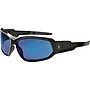 Ergodyne Skullerz® Loki Safety Glasses, Black/Blue Mirror, Anti-Scratch/Fog~#|#~s0928377_sc7