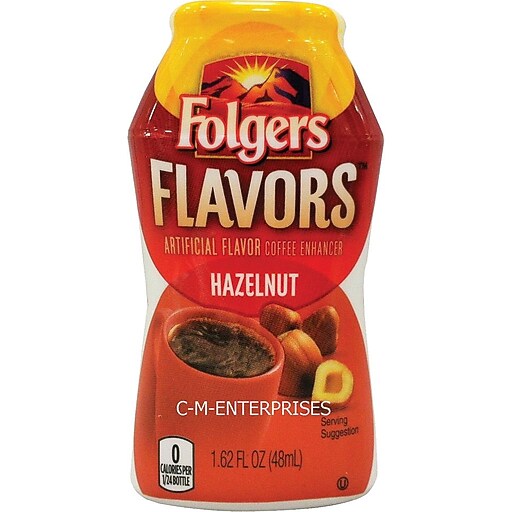 Folgers Flavors Hazelnut Coffee Enhancer, 1.62 fl oz at Staples