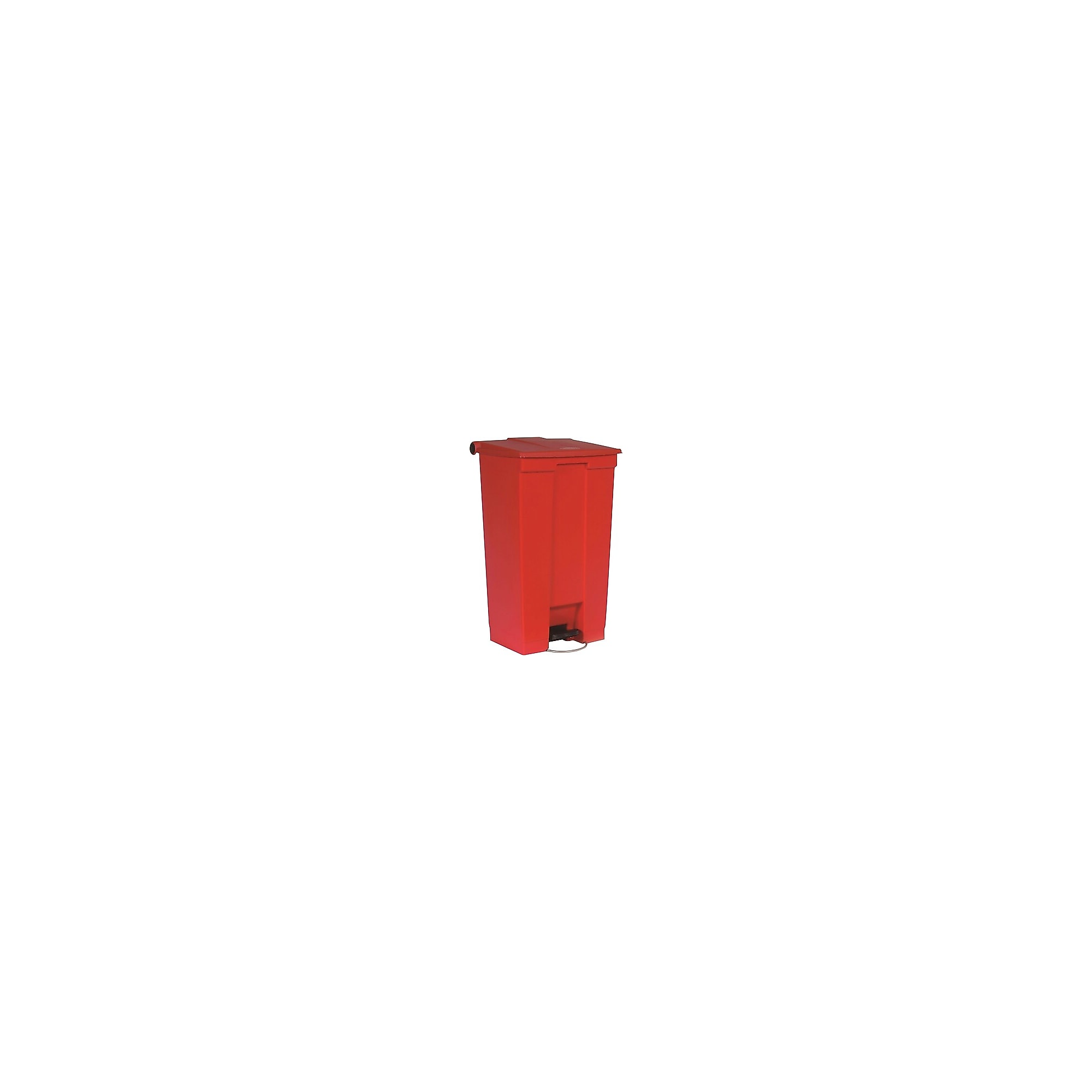 Rubbermaid Polyethylene Step Trash Can, Red, 23 gal. (FG614600RED) Sansujyuku sansujyuku.com