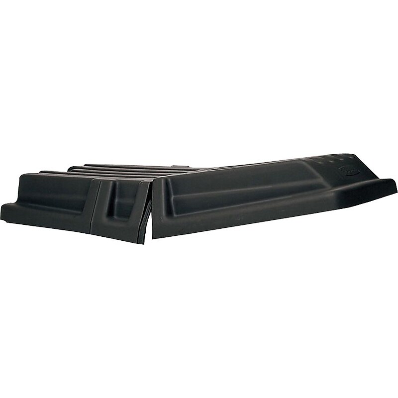 Rubbermaid Commercial Hinged Dome Tilt Truck Lid, Black (FG131700BLA) image 1