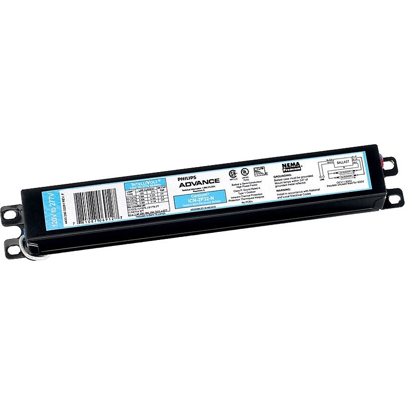 Philips Centium Electronic Ballast for T8 Linear Lamps, 4 Lamp, 10PK image 1
