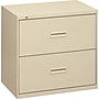 HON 2 Drawers Lateral File Cabinet, Letter/Legal, Putty, 30"W (BSX432LL)~#|#~s0931753_sc7