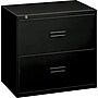 HON Lateral File, 2 Drawers, Molded Pull, 30"W, Black Finish (BSX432LP)~#|#~s0931754_sc7