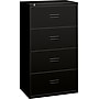 HON Lateral File, 4 Drawers, Molded Pull, 30"W, Black Finish (BSX434LP)~#|#~s0931759_sc7