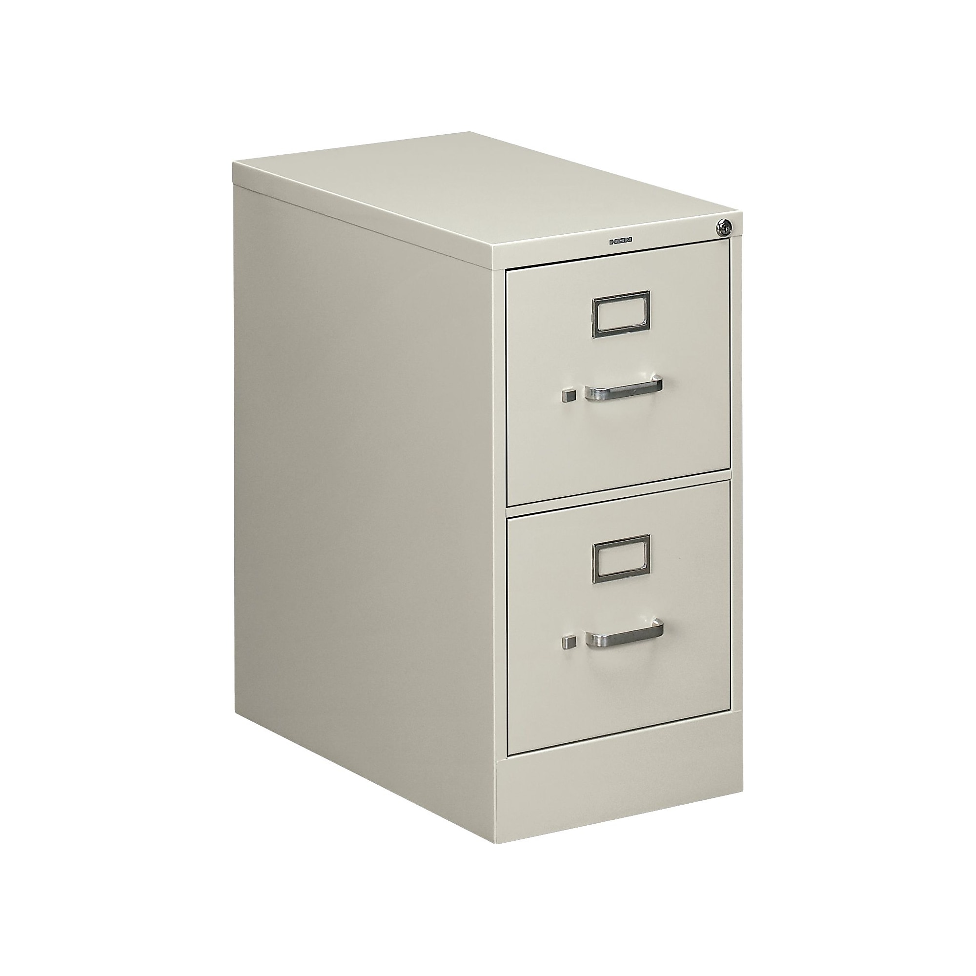 HON 510 Series 2-Drawer Vertical File Cabinet, Locking, Letter, Light Gray, 25″ (H512PQ) Sansujyuku sansujyuku.com