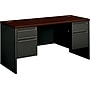 HON® 38000 Series Kneespace Credenza with Locks, Mahogany/Charcoal, 29 1/2"H x 60"W x 24"D~#|#~s0932890_sc7