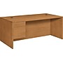 HON 10500 Series Left Pedestal Desk 72"W, Harvest, 29 1/2"H x 72"W x 36"D~#|#~s0932909_sc7