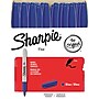 Sharpie Permanent Markers, Fine Tip, Blue, 36/Pack (1920932)~#|#~s0933668_sc7