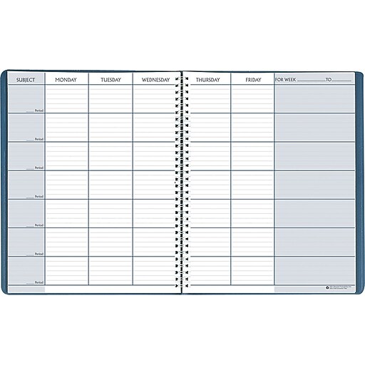 House of Doolittle Teacher Planner, 81/2 x 11" Weekly Planner (HOD