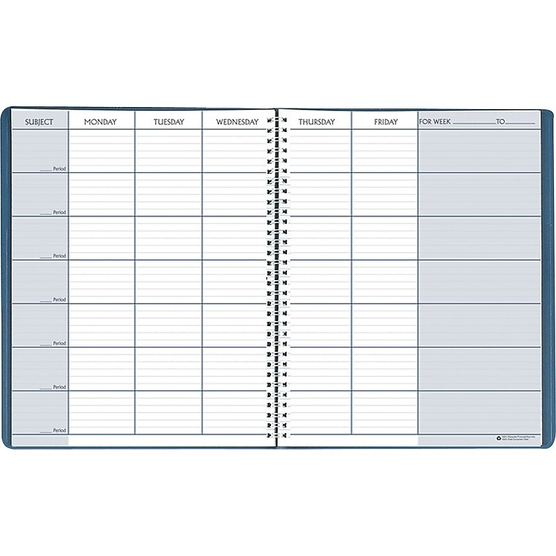 House of Doolittle Teacher Planner, 8-1/2 x 11" Weekly Planner (HOD-50907) image 1