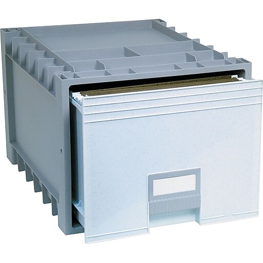 Archive Drawer For Letter Files Storage Box, 18" Depth, Gray at Staples