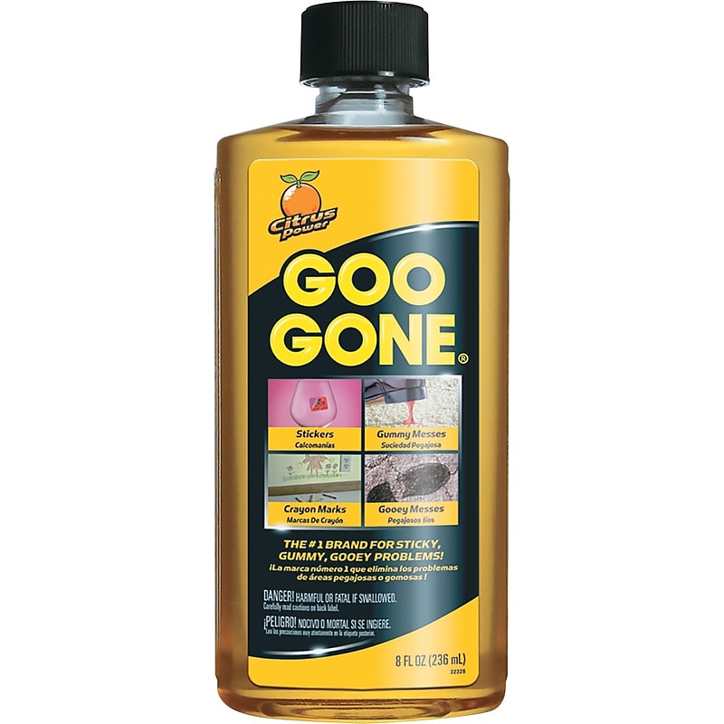 Goo Gone Original Adhesive Remover, Fresh Citrus, 8 Fl. Oz. (2087) image 1