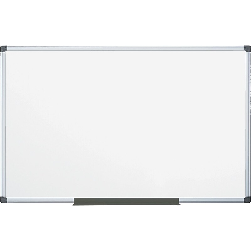 MasterVision  Value Melamine Dry Erase Board, White, 96" X 48" X 3/4" (MA2112170MV) image 1