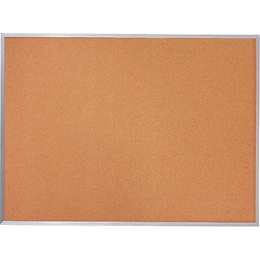 Shop Staples for Mead® Economy Cork Board with Aluminum Frame, 96" x 48