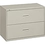 HON Lateral File, 2 Drawers, Molded Pull, 36"W, Light Gray Finish (BSX482LQ)~#|#~s0934901_sc7