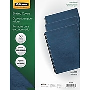 Fellowes Classic Presentation Cover, 8.74" x 11.26", Navy, 50/Pack (52126)