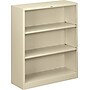 HON Brigade 41"H 3-Shelf Bookcase, Putty (PHS-82)~#|#~s0937133_sc7