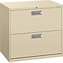 HON® Brigade® 600 Series Lateral, 2-Drawer, Putty, 19.25"D~#|#~s0937299_sc7