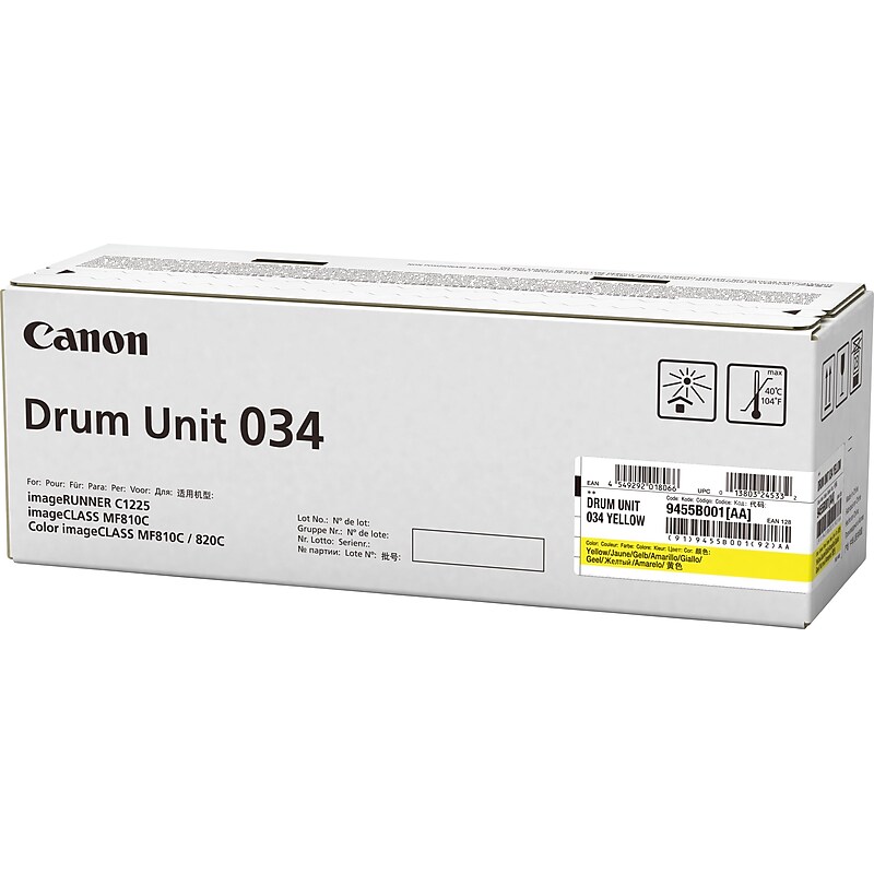 Canon 34 Yellow Drum Unit (9455B001AA) image 1