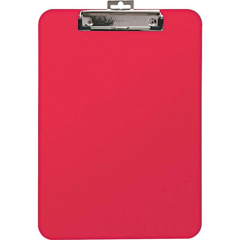 Unbreakable Recycled Clipboard, 1/4" Capacity, 8 1/2 X 11, Red image 1